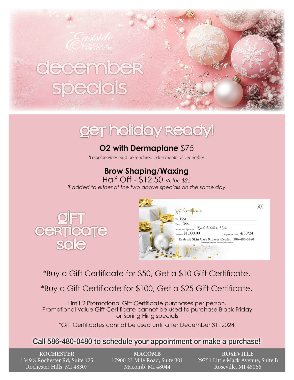 december specials